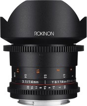 Rokinon 14Mm T3.1 Cine Ds Lens For Sony E - $350.78