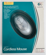 Logitech CORDLESS MOUSE Model 931025-0403 New Old Stock Sealed 2003 PC /... - $39.59