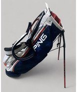 PING Hoofer Lite Stand Golf Bag USA Red/White/Blue EUC - $138.59