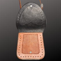 Hickman Saddlery Western Crossbody Hair On Cowhide Studs image 4