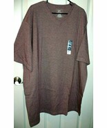 George Men&#39;s Short Sleeve Jersey V-Neck Tee Shirt Size X-Small Red Wine ... - $13.71 CAD