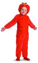 Sesame Street ~ ELMO Fur Jumpsuit &amp; Headpiece ~ Toddler Costume ~ Medium 3T-4T - £22.42 GBP
