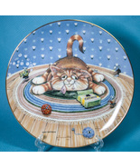 Danbury Mint Comical Cats Happiness Collector Plate F3496 Gary Patterson... - $24.45 CAD