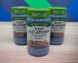 3x Natures Truth Melatonin 10mg 70 Gummies Each Vegan Berry Flavor EXP 6... - $31.35