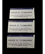 Museum Of Tutankhamun King Tut 12/21/98 Ticket Stubs Lot of (3) Vegas Luxor - €32,72 EUR