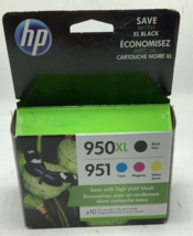 New Original HP 950XL/951 Black/Cyan/Magenta/Yellow Ink Cartridge - $54.22