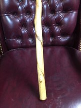 Hand carved walking stick , Mushroom Stick Cane Rustic Folk Art #12 - £14.29 GBP