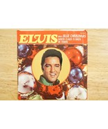 Vintage Elvis Presley RCA 45 Record 447-0647 Blue Christmas Santa Claus ... - £23.98 GBP