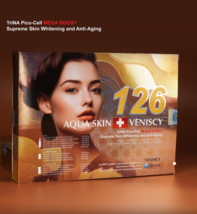 100% Original 2 Boxes AQUA SKIN + VENISCY 126 glutathione Express Shipping - $269.90