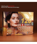 100% Original 2 Boxes AQUA SKIN + VENISCY 126 glutathione Express Shipping - £215.74 GBP