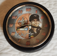 Dale Earnhardt JR Nascar Coca-Cola Signature Series Wall Clock Metal Frame 2005 - £7.91 GBP
