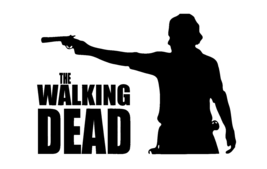 The Walking Dead Rick Grimes Decal Vinyl Truck Car Window Zombie Sticker  - £3.29 GBP