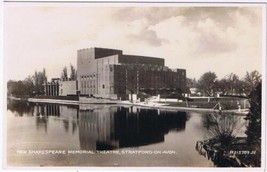 United Kingdom UK Postcard RPPC Stratford On Avon Shakespeare Memorial Theatre - £2.38 GBP