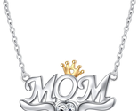 Mothers Day Gifts for Mom Wife, 925 Sterling Silver Cubic Zirconia I Lov... - £27.57 GBP