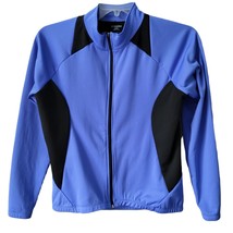 Trek Womens Blue Long Sleeve Full Zip Hiking Cycling Jacket Back Pockets... - £19.97 GBP