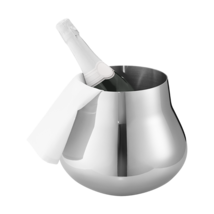 Sky by Georg Jensen Stainless Steel Mirror Polished Champagne / Wine Coo... - $5,406.87 MXN