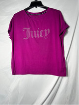 Juicy Couture Purple Rhinestone Sleep T-Shirt Size L - $16.98