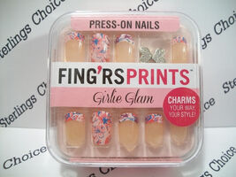 Fing'rs Prints Girlie Glam Press-On Nails #31033 Pretty Petals - $9.64
