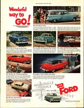 1952 Ford Automobile Cars Vehicle Vintage Original Magazine Print Ad d4 - £17.71 GBP