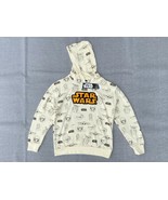 Disney Star Wars Boys M Beige Mandalorian Baby Yoda Grogu Kids Hoodie Sw... - $14.84