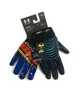 Under Armour UA Blur Limited Edition Football Receiver Glue Grip Gloves ... - £26.02 GBP