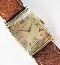 Beautiful Vintage Mens Hamilton 17 Jewel 10K Gold Filled Watch- Runs Great - £117.25 GBP