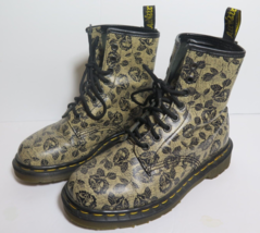 Dr Martens Doc England MIA Vintage Floral Roses 1460 8 Eye Boots UK 4 US 6 Rare - £172.17 GBP