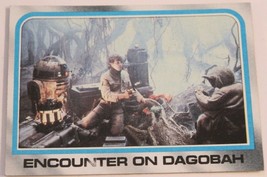 Vintage Empire Strikes Back Trading Card #242 Encounter On Dagobah 1980 - £1.52 GBP