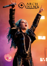 ARCH ENEMY Alissa White-Gluz - On Stage 3 FLAG CLOTH POSTER BANNER Melod... - $20.00