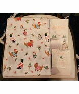 NWT CATH KIDSTON LONDON TWIN PUPPY LOVE CHRISTMAS HOLIDAY SHEET SET - $1,129.99 MXN