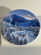 The Spirit Of Christmas Collector Plate 84-G20-36.1  1990 Silent Night Jean Sias - £7.74 GBP