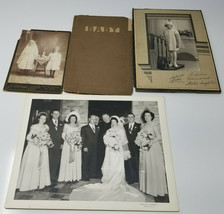 Religious Photos Art Deco Martin Schweig Wedding Baptism Communion Vinta... - $15.15