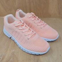 UUBARIS Womens Sneakers Sz 8.5 M Peach Walking Shoes Lightweight Casual - $31.87