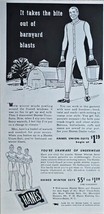 1941 HANES - BARNYARD BLASTS - Union Suits Underwear - Vintage Print Ad-... - £8.91 GBP