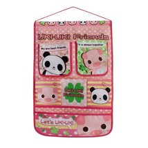 [Panda &amp;Pig] Pink/Wall Hanging/ Wall Baskets / Hanging Baskets/ Wall Org... - £11.62 GBP