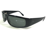 Vogue Sonnenbrille VO 2201-S W44 Schwarz Rechteckig Rahmen mit Grün Gläser - $55.74