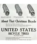 United States Bicycle Tires 1916 Advertisement Antique Bikes Christmas D... - $369.57 MXN