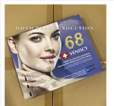 1 Box Aqua Skin Veniscy 68 Glowing Younger Brighter Free Shipping To Usa - £135.89 GBP