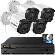 (Full Hd 5Mp Definition) Wired Security Camera System Outdoor Home Video - £166.06 GBP