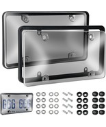 License Plate Covers  Frames, 2 Pack Black License Plate Covers and Fram... - $47.00