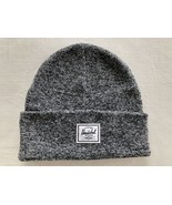 Herschel ELMER Beanie, Heather Black Grey, One Size Urban Outfitters LOGO - £12.40 GBP