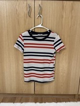 Zara Knit Top Striped Multi Color Size S - £8.95 GBP