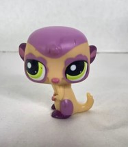 Littlest Pet Shop LPS 2115 Meerkat Pink Purple Hair Green Eyes Toy Figure Hasbro - £6.22 GBP
