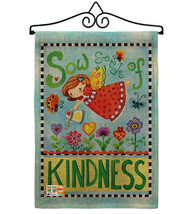 Sow Seeds of Kindness Burlap - Impressions Decorative Metal Wall Hanger Garden F - £27.05 GBP