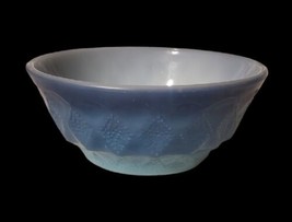 Fire King Anchor Hocking Two Tone Blue Kimberly Diamond 5” Cereal Bowl MCM - £13.64 GBP