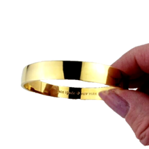 Kate Spade NY As Good as Gold Women&#39;s Gold Plated Bangle Bracelet - £23.33 GBP