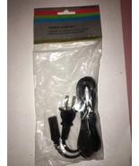 6 FT POWER CORD - NARROW PANASONIC TYPE BRAND -For Boom Box/Home Audio U... - $16.21 CAD