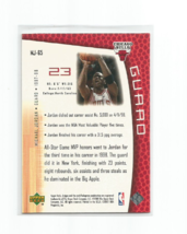 Michael Jordan (Chicago Bulls) 2001-02 Upper Deck Mj&#39;s Back 1997-98 Card #MJ-65 - £5.33 GBP