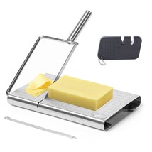 Cheese Slicer &amp; Cutter - Multipurpose Stainless Steel Cheese And Food Slicer Wit - £30.10 GBP