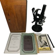 Antique Bausch &amp; Lomb Optical Abbe Refractometer With Wooden Box  - $297.00